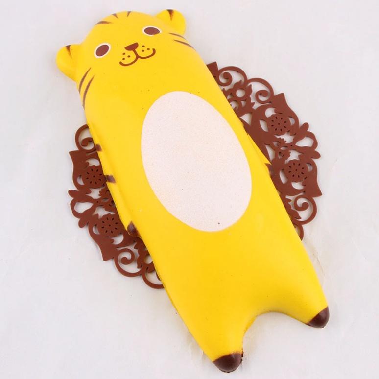 Squishy Lớn JUMBO Hình thú mệt nằm bẹp dí hổ vàng Đồ Chơi Xốp Giảm Stress Hình mềm mịn dễ Thương đàn hồi Cho Bé