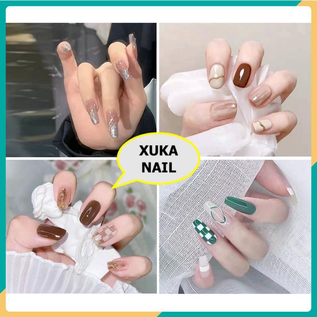 Bộ 24 móng tay giả/Nail xinh mẫu hot