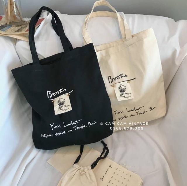 TÚI TOTE VẢI TÚI TOTE ULZZANG VINTAGE