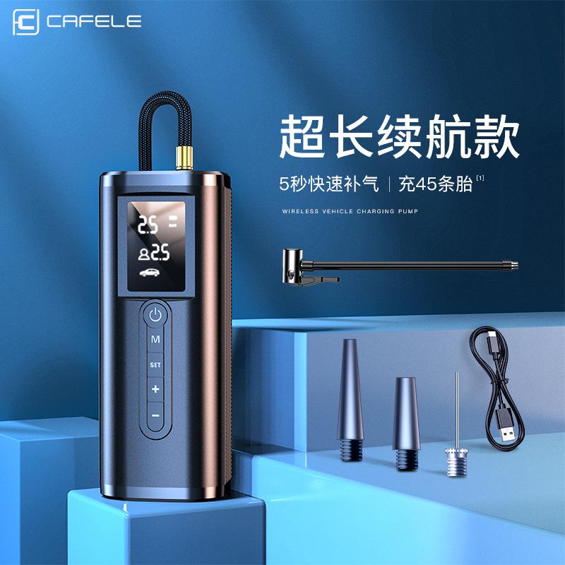 Giao hàng nhanh máy bơm không khí ô tô ngoài trời di động ô tô máy bơm không khí màn hình kỹ thuật số áp suất lốp ô tô lốp xe bơm điện