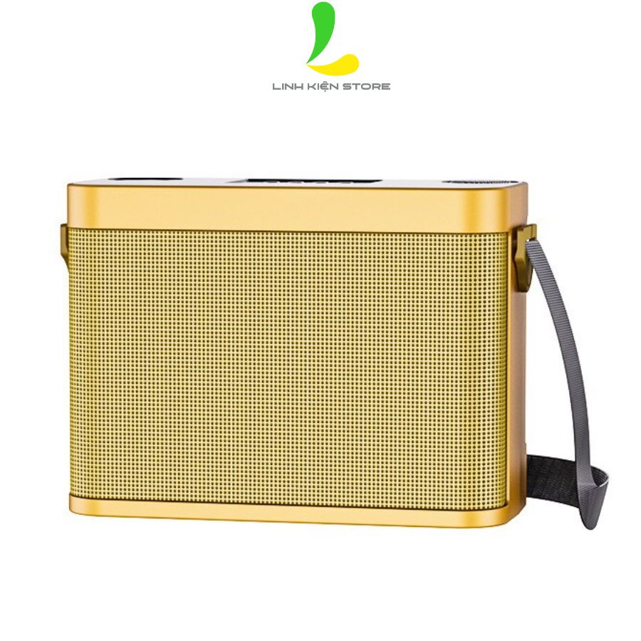 Loa Bluetooth Karaoke YS219 - Loa di động chất liệu nhựa cứng tặng kèm bộ đôi micro không dây nhẹ hơi có chức năng thay đổi giọng nói
