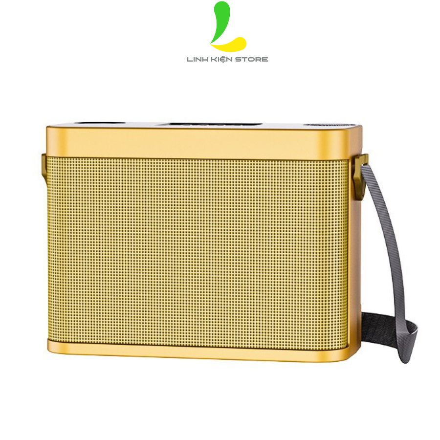 Loa Bluetooth Karaoke YS219 (YS-219) - Loa di động chất liệu nhựa cứng tặng kèm bộ đôi micro không dây nhẹ hơi có chức năng thay đổi giọng nói