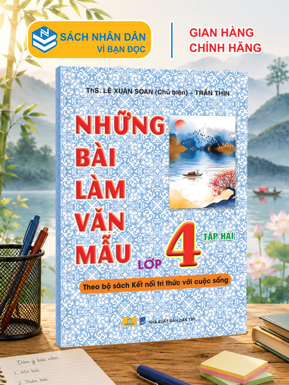 Sách - Những Bài Làm Văn Mẫu Lớp 4 - Biên soạn theo chương trình mới - Kết Nối Tri Thức - ndbooks