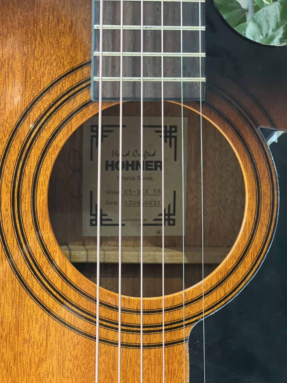 Đàn guitar acoustic có EQ Hohner CS-DCESB-Nhập Đức