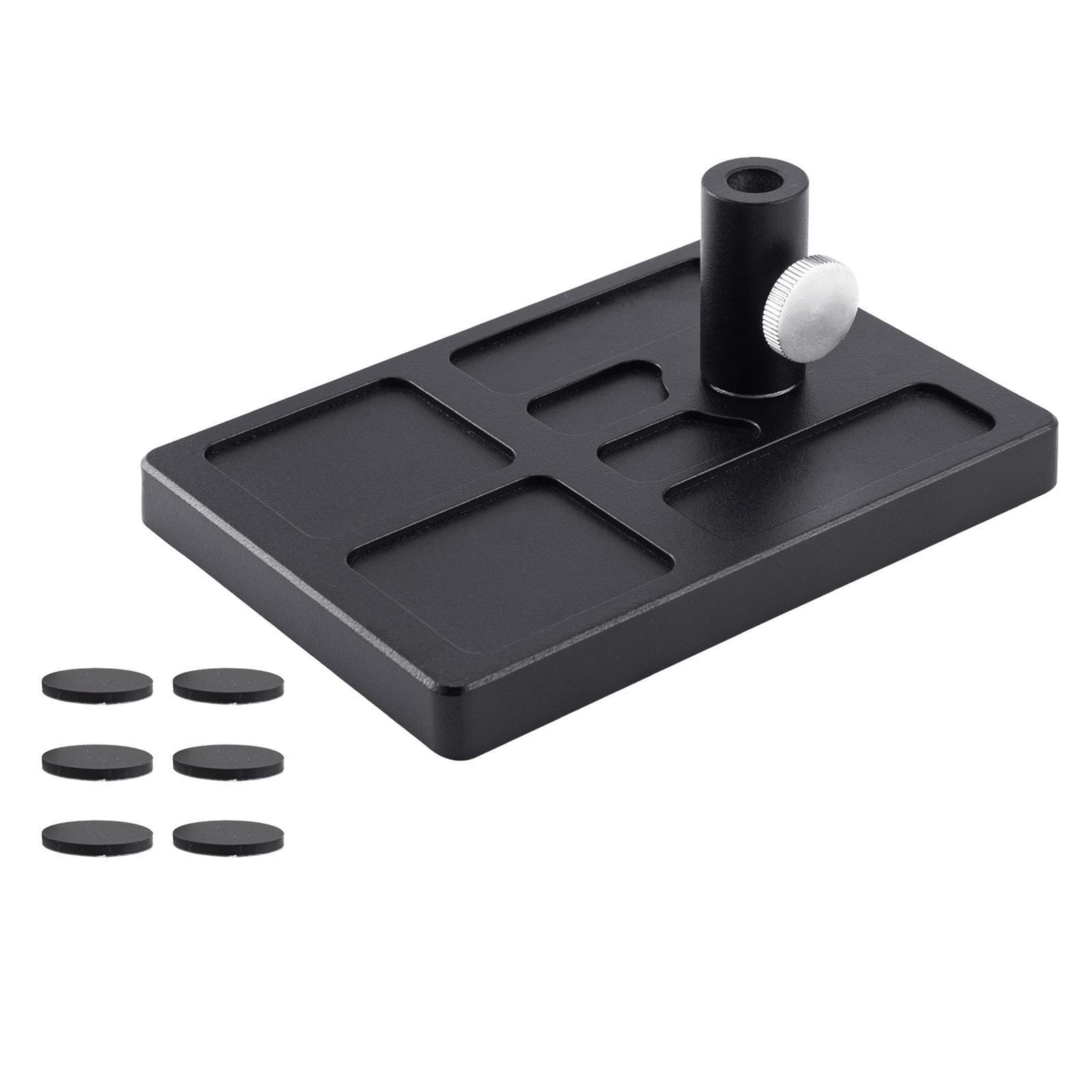 Fly Tying Pedestal Base Fly Tying Tools Fishing Accessories Lure Maker DIY Professional Fishing Hook Rotary Clamp Fly Tying Vise for Travel