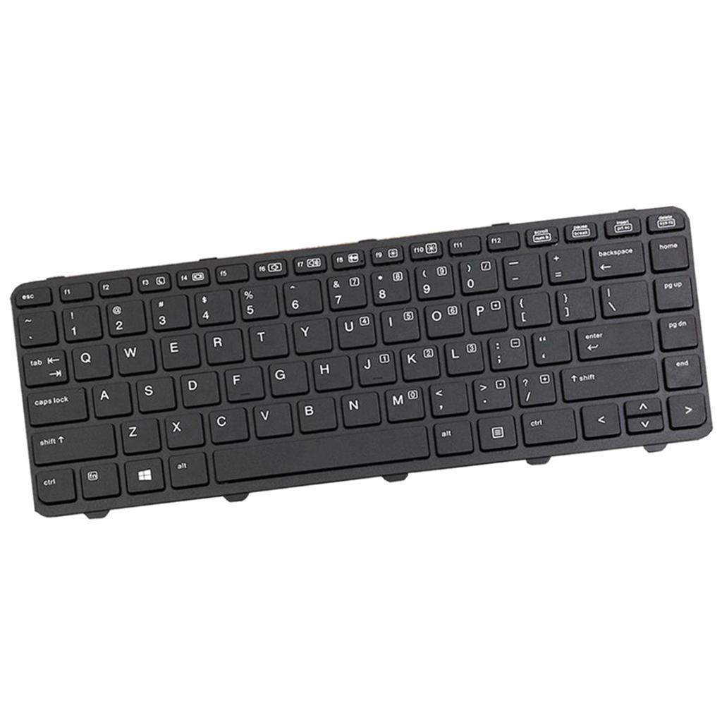 US Keyboard with Frame for HP ProBook 440 G0 440 G1 445 G1 PK1315D1A0 Laptop