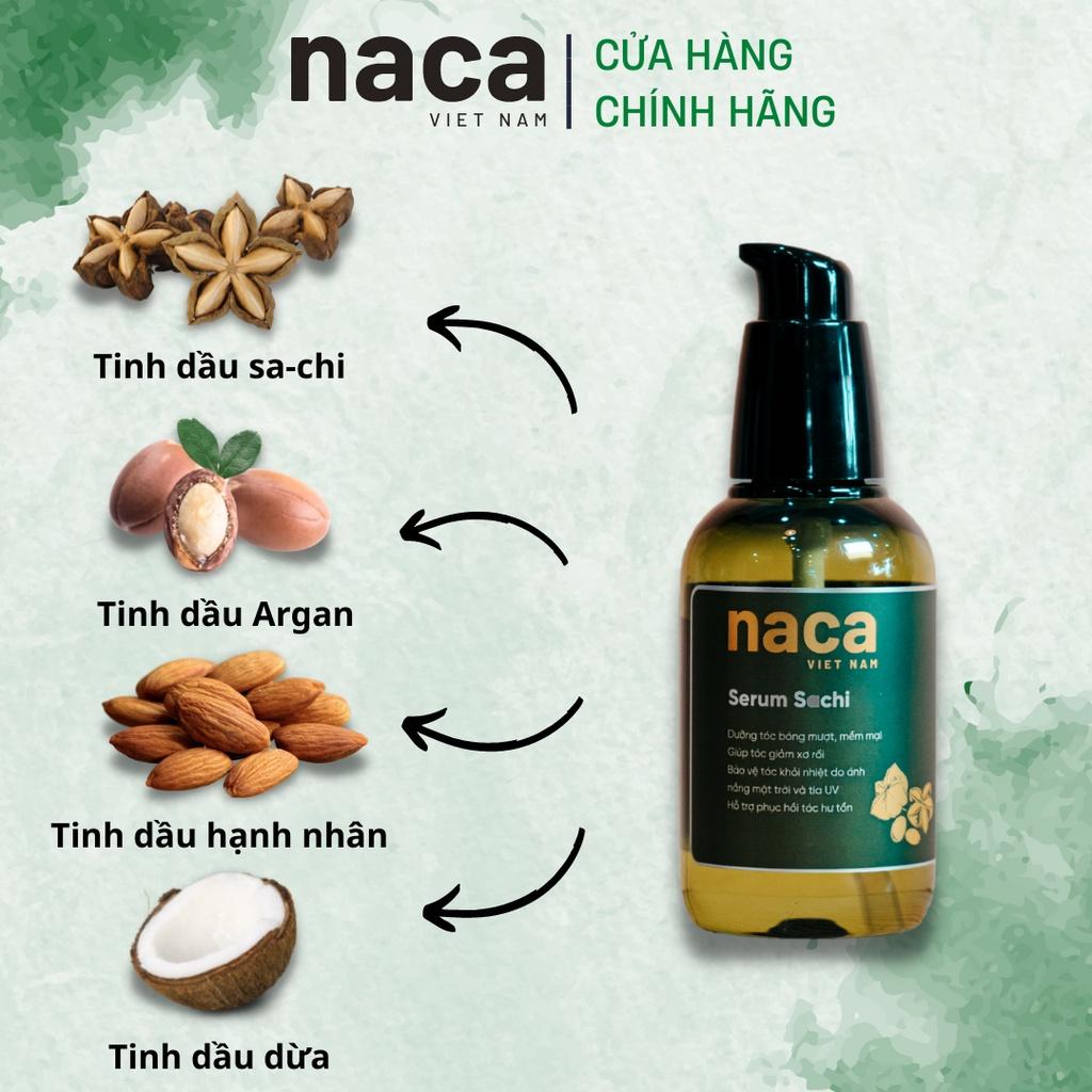 Serum Phục Hồi Tóc Sachi Naca Việt Nam Dưỡng Tóc Mềm Mượt và Bảo Vệ Tóc Trước Tia UV 100 ml