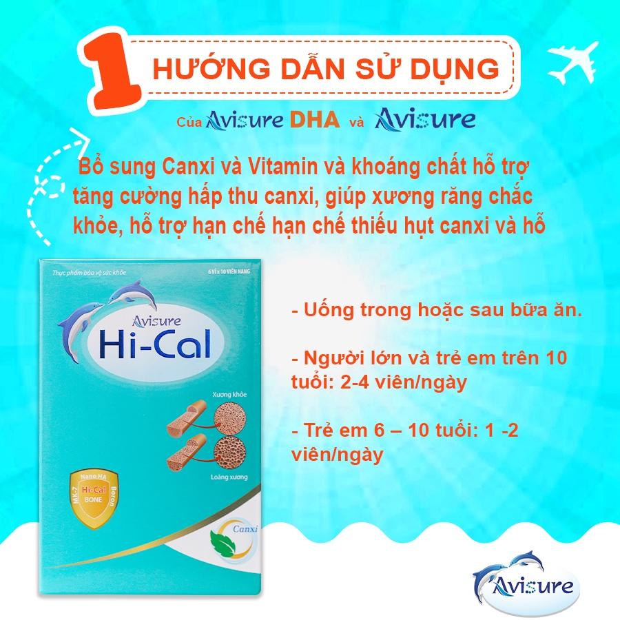 Combo sắt canxi DHA Vitamin tổng hợp cho bà bầu Avisure 120 viên