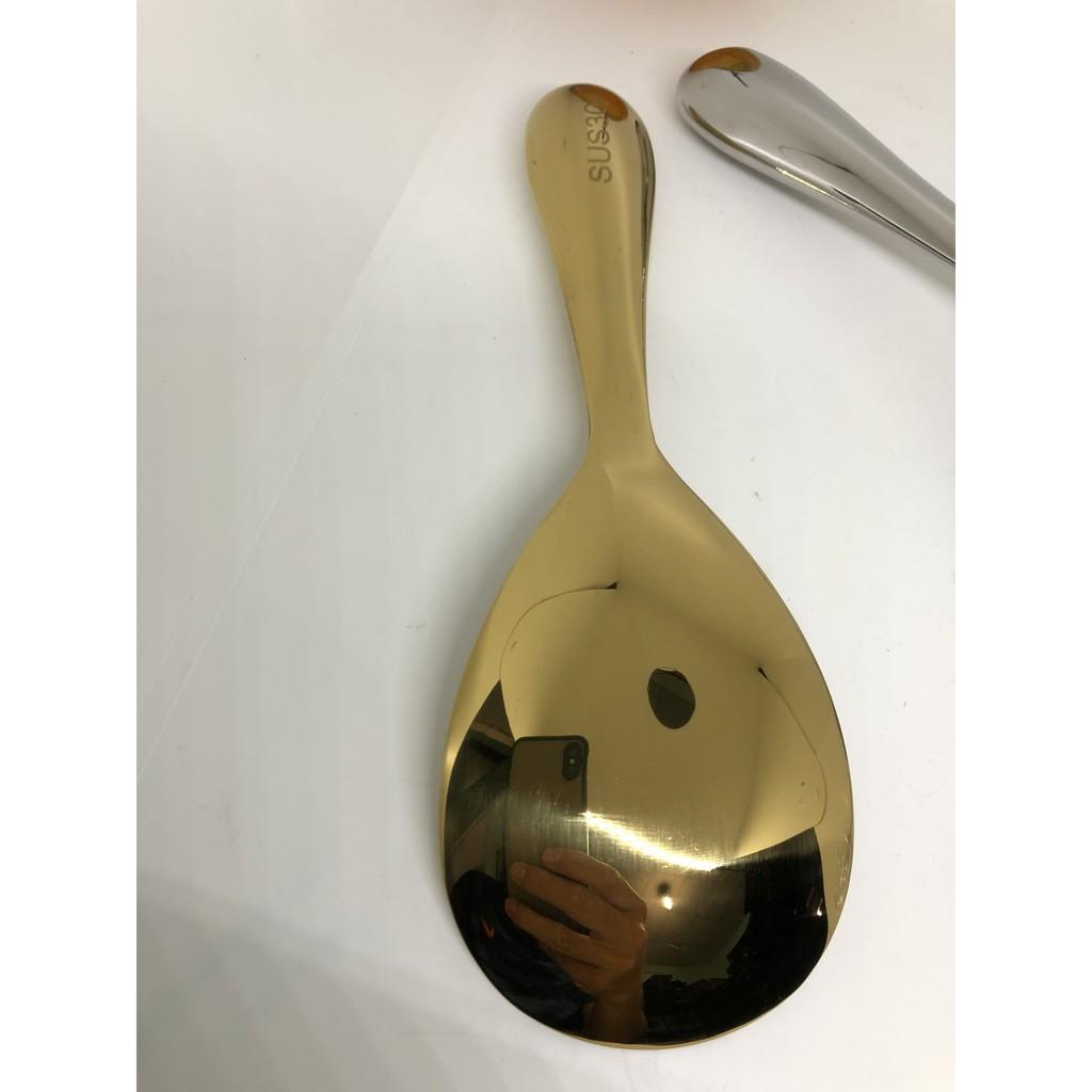 Vá cơm inox 304 Hàn Quốc eo đẹp dày sáng bóng dày dặn siêu bền đẹp có loại chống dính