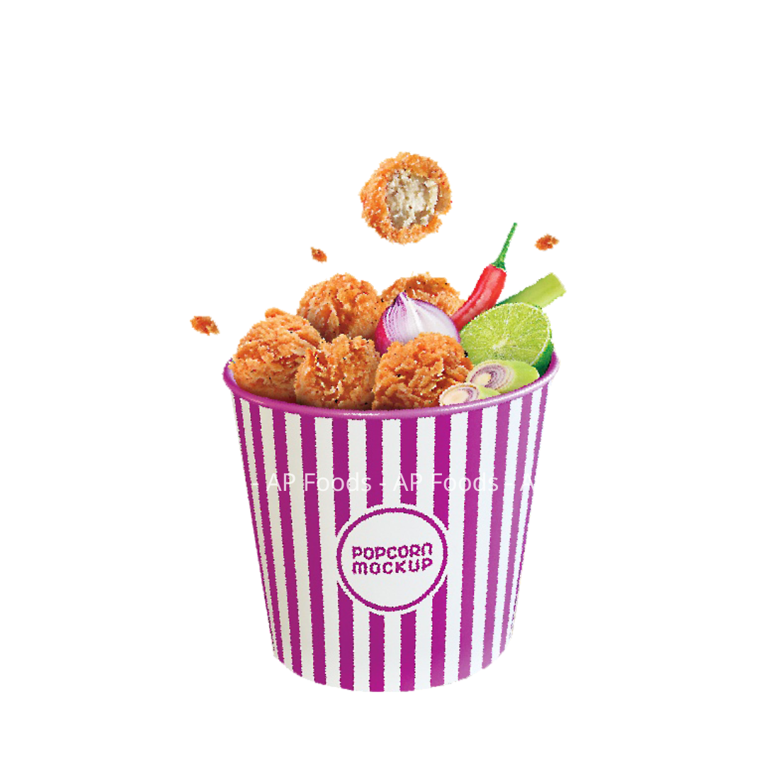 Gà popcorn vị Tomyam EB 380g Malaysia - TomYam Popcorn Chicken EB 380g - Nhập khẩu Malaysia
