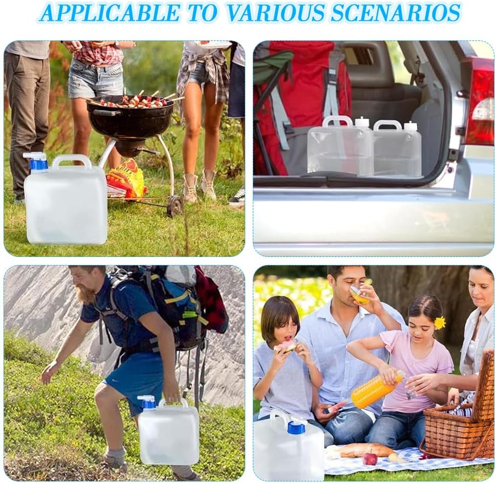 Bình Nước 5L Gấp Gọn Đa Năng Dễ Mang Theo Tiện Dụng