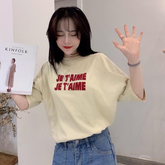 Áo thun tay lỡ form rộng