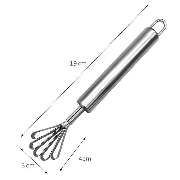 CÂY ĐÁNH VẨY CÁ- NẠO DỪA SỢI INOX 304 KHÔNG GỈ CÓ MÓC TREO TIỆN LỢI