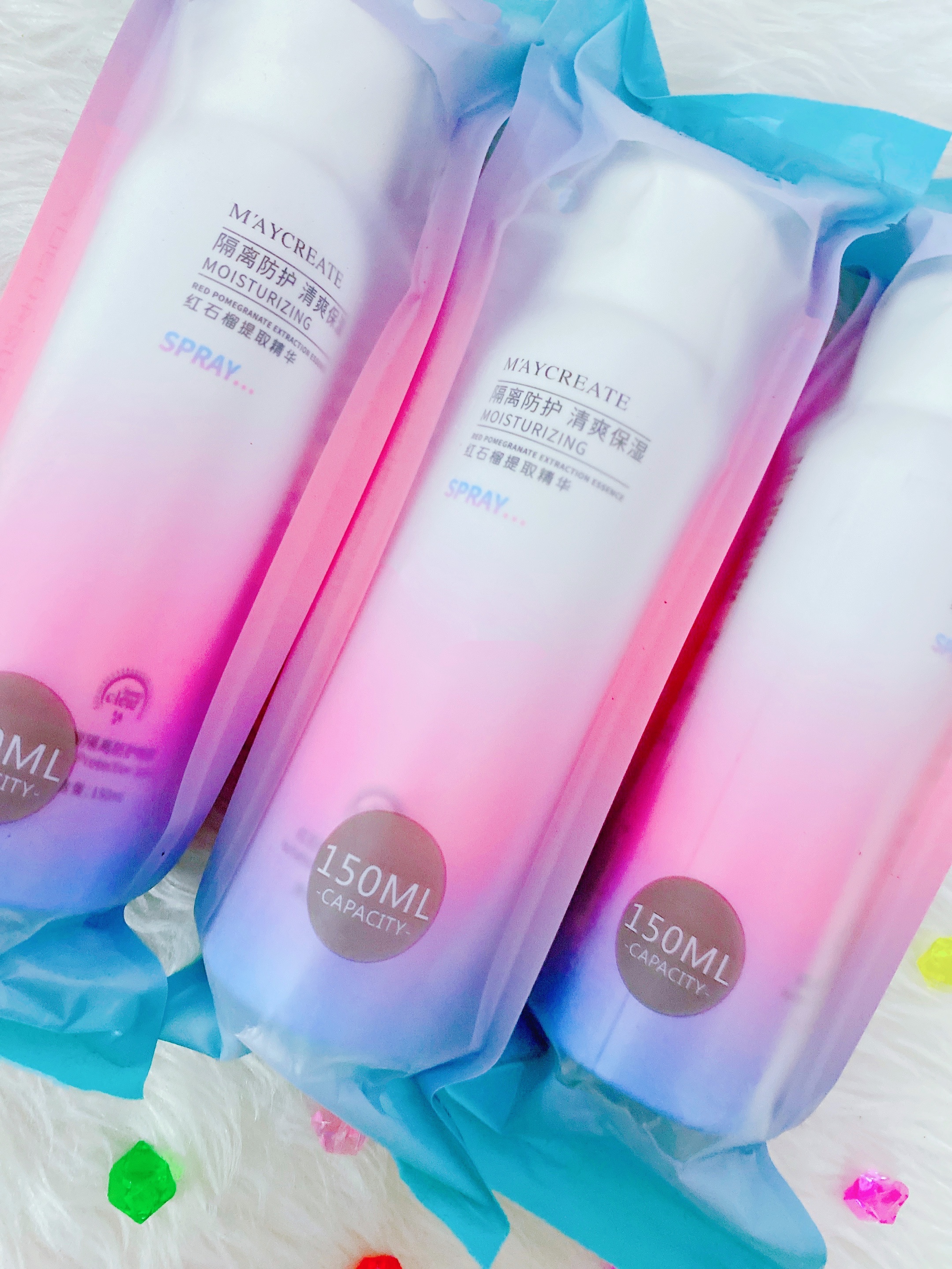 Chai MAYCREATE Chống Nắng Trắng, Chất Xịn 150ml Hàng Chính Hãng