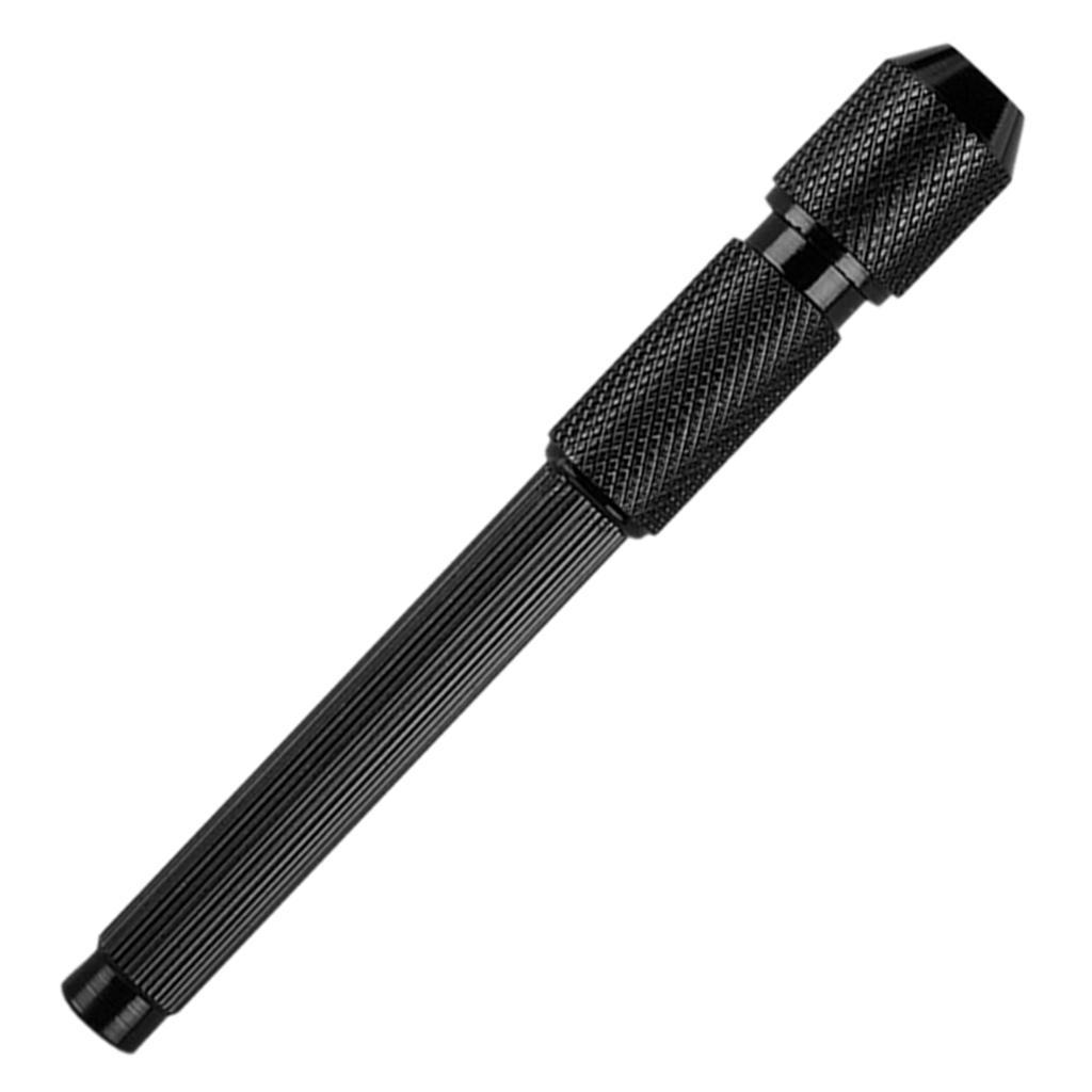 Aluminum Alloy Permanent Makeup Pen Holder Cover for Skin Marker Pen - Black