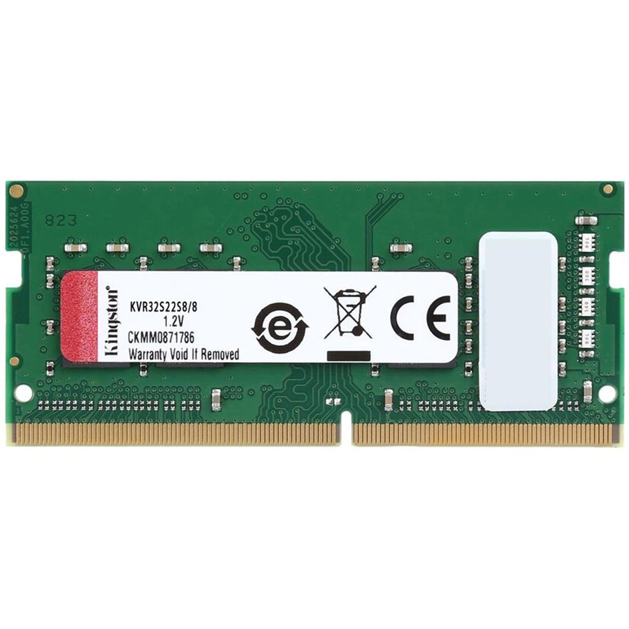 RAM Laptop Kingston 8GB DDR4 (PC4) 3200MHz KVR32S22S8/8 - Hàng Chính Hãng
