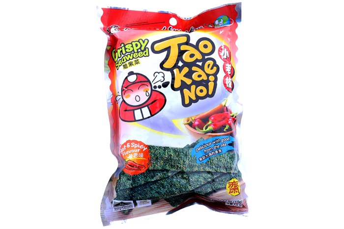 Snack rong biển Tao Kae Noi Crispy Seaweed vị Cay 32g