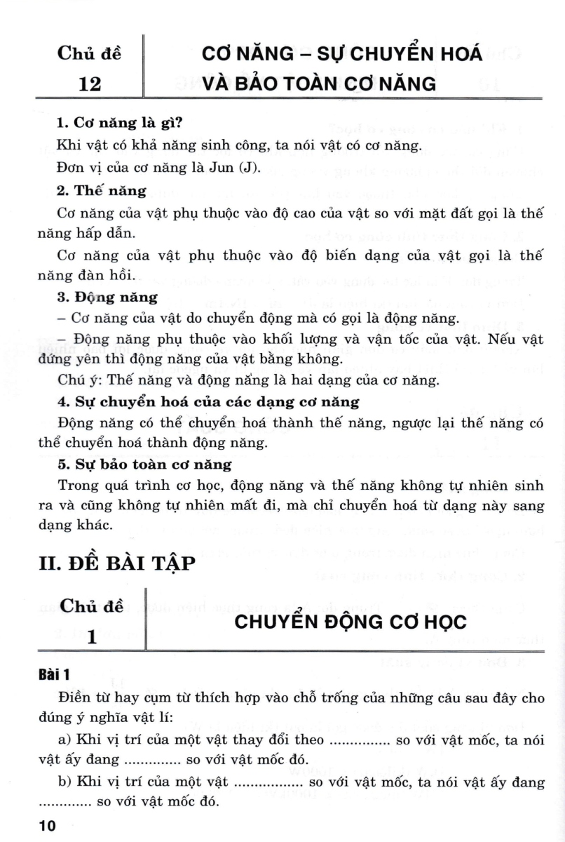 500 Bài Tập Vật Lí 8