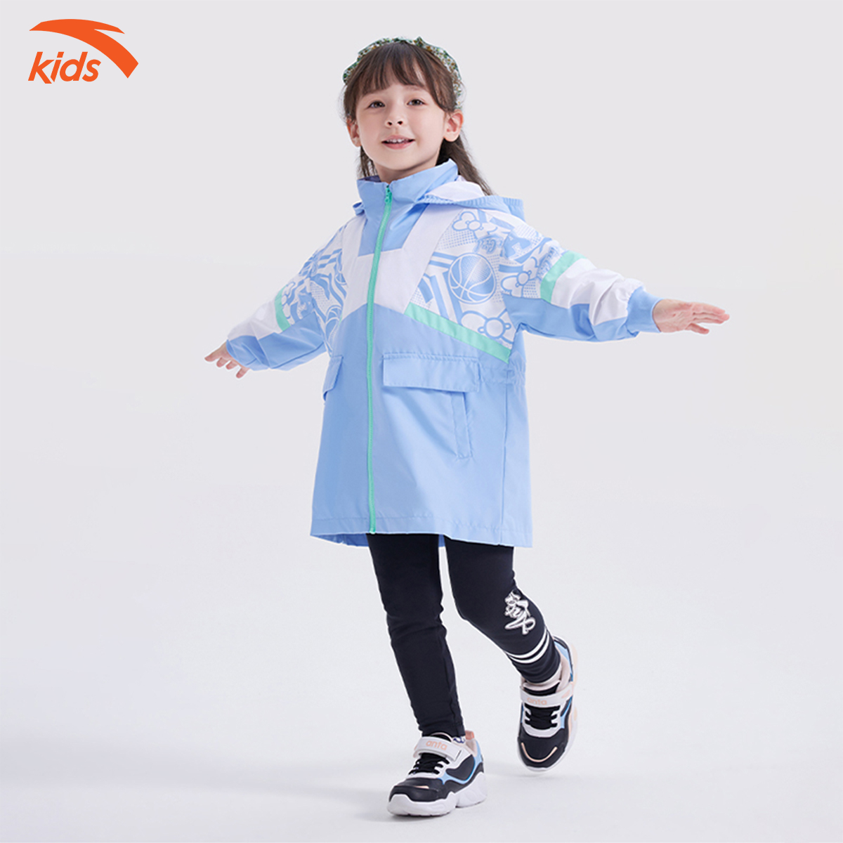 Áo khoác thời trang bé gái Anta Kids 362239613