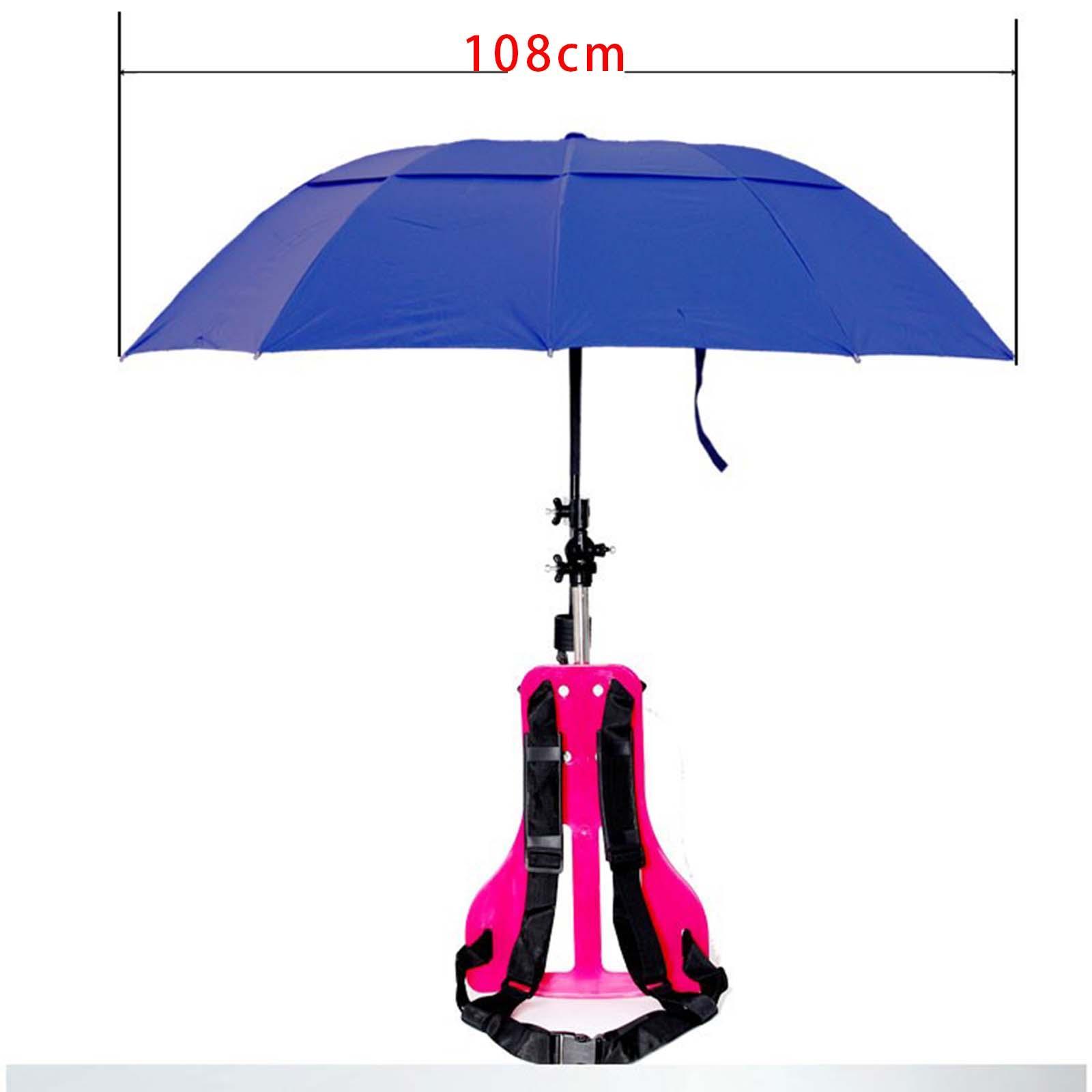 Wearable Umbrella Holder, Umbrella Rack Hands Free Support Rain Umbrella Stand Sun Umbrella Holder for Adults, Canoe Running Fishing Jogging