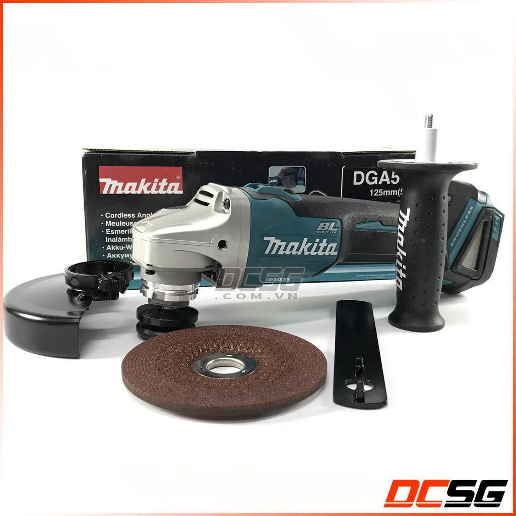 Máy mài góc 125mm dùng pin 18V Makita DGA506Z