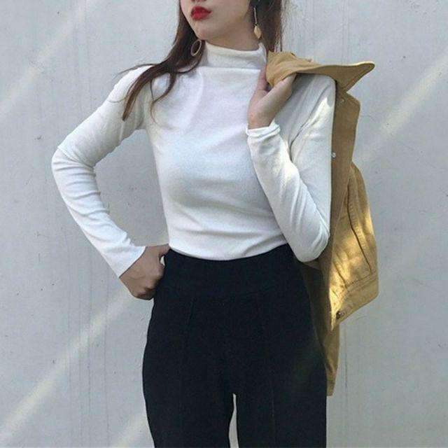 Áo thun dài tay thiết kế phong cách Hàn