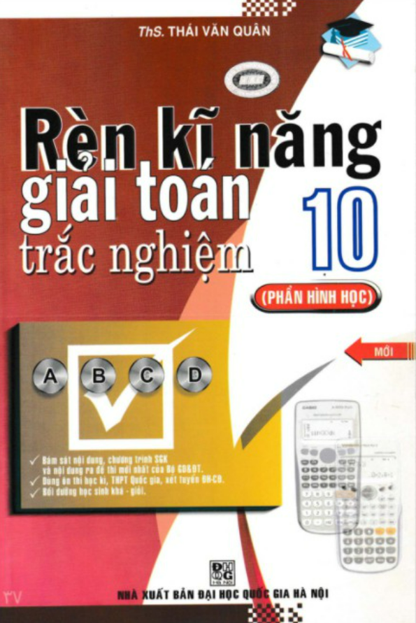 Sách - Rèn kỹ năng giải toán trắc nghiệm 10 - Hình học