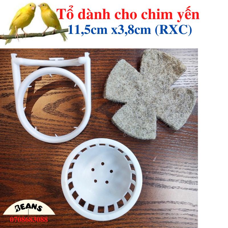 Tổ đẻ dành cho chim yến hàng nhập kèm miếng lót