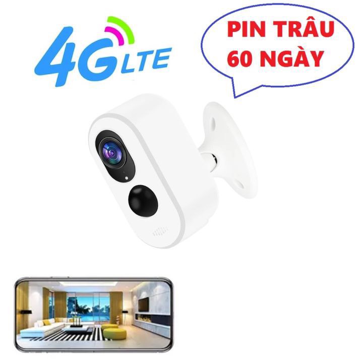 CAMERA GẮN SIM 4G - S15 - 1080P CHỐNG NƯỚC KÈM THẺ 64GB