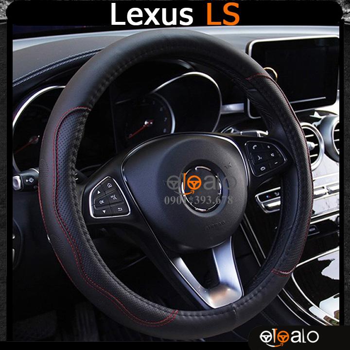 Bọc vô lăng xe ô tô Lexus HS da PU cao cấp - OTOALO