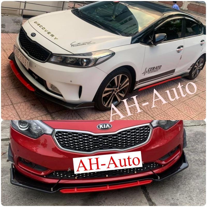Lip Trước,Cản Trước Thể Thao Cerato Nhựa ABS Cao Cấp Chống Va Đập Tốt Phía Dưới Có Gân Tăng Cứng