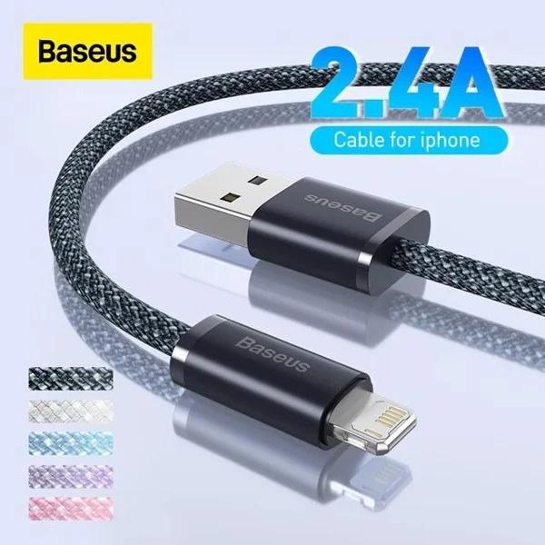 Cáp Sạc Nhanh Truyền Dữ Liệu Baseus Dynamic Series Fast Charging Data Cable USB to iP 2.4A ( hàng chính hãng )