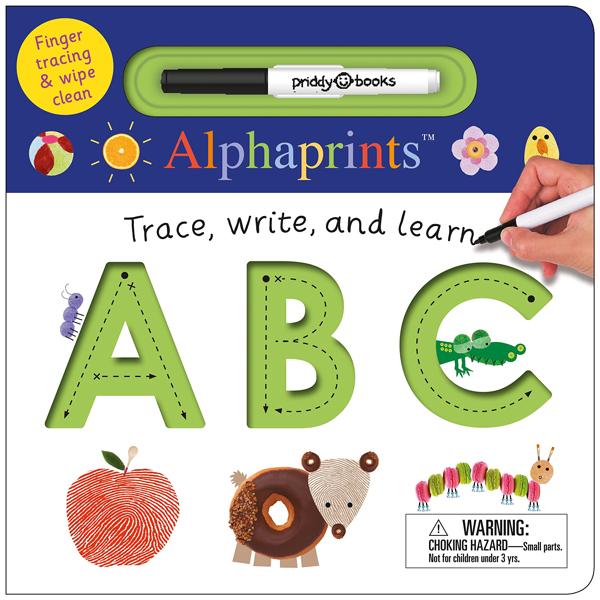 Alphaprints Trace, Write, And Learn ABC Finger Tracing &amp; Wipe Clean