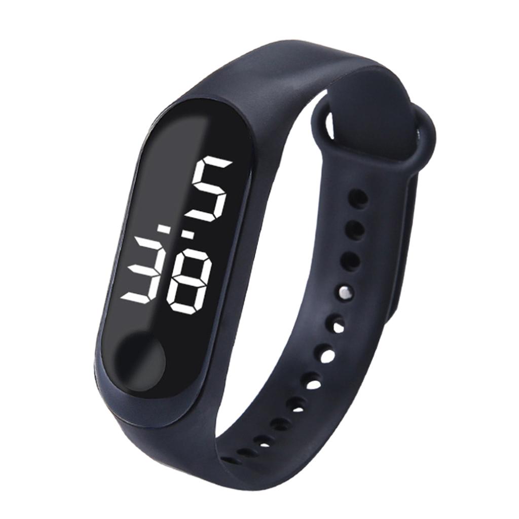Đồng Hồ Thông Minh Có Đèn LED Với Dây Đeo Silicone