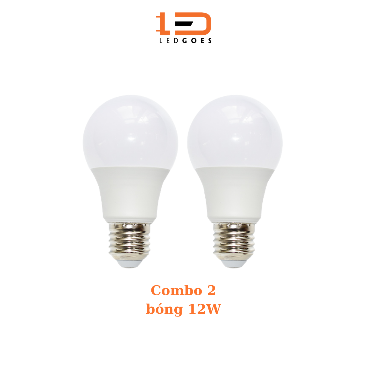 COMBO 2 BÓNG ĐÈN LED BULB LEDGOES 12W