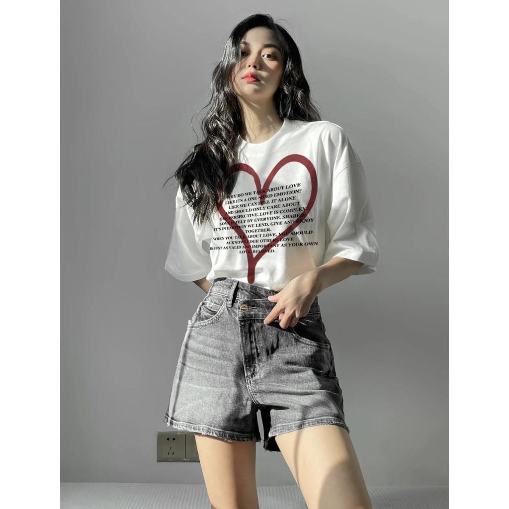 Áo thun cotton form rộng nữ Unisex MT002 Miucho