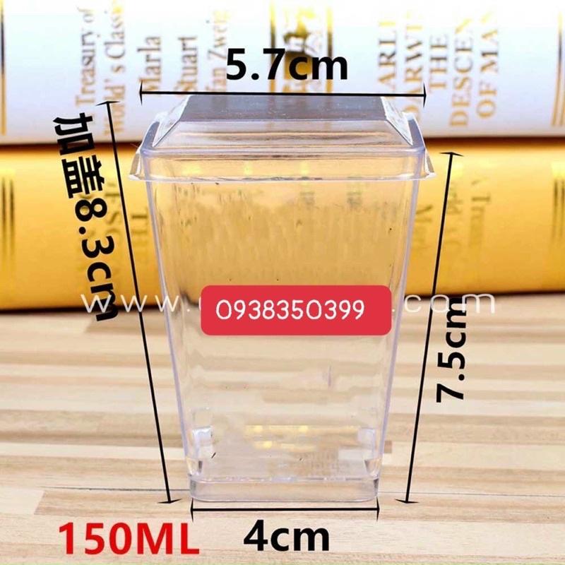 Ly nhựa mousse vuông BN24