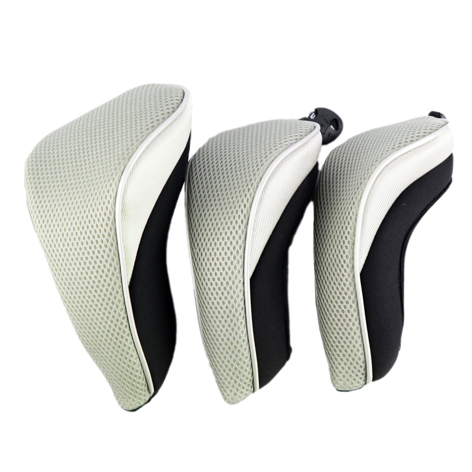 Golf Head Covers Driver 1 3 5 Fairway Woods Headcovers for Golf Clubs 3pcs