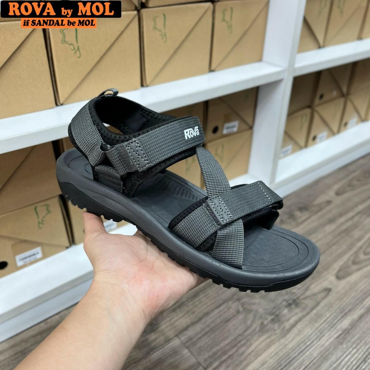 Sandal nam 3 quai dán xé hiệu Rova RV965G