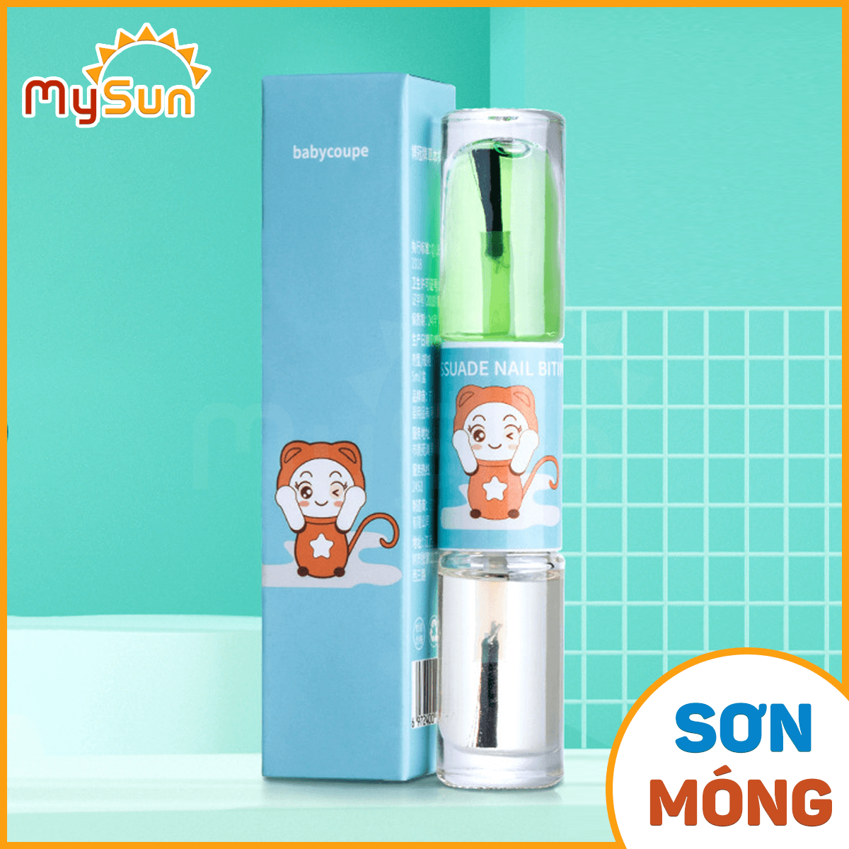 Sơn chống trị cắn móng tay cho bé an toàn thảo dược MySun