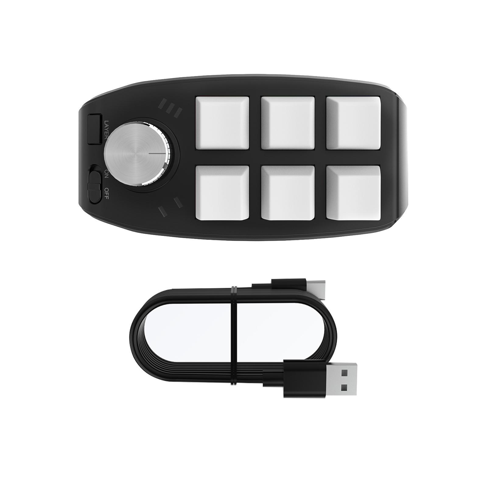 Keyboard Upgrade Parts with Knob Portable RGB for Volume Control Gaming