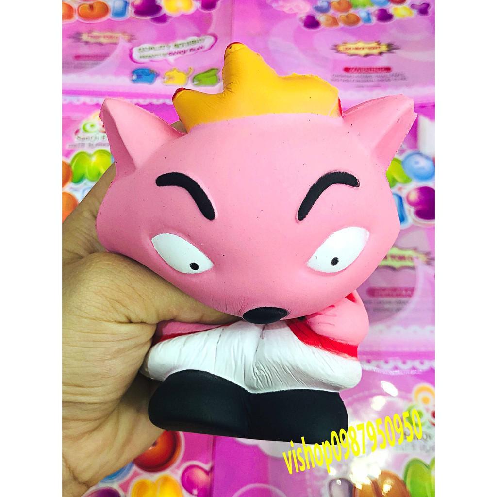 ĐỒ CHƠI SQUISHY CÁO ĐỘI VƯƠNG MIỆN