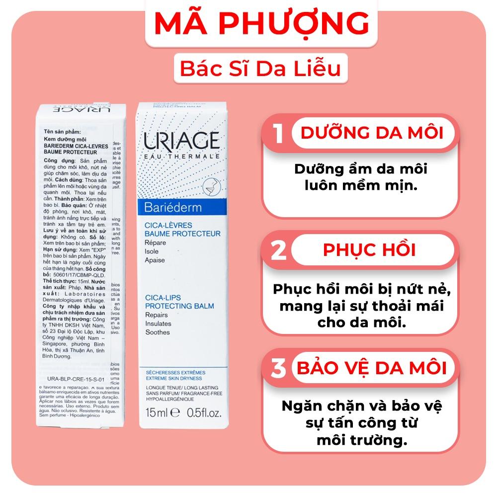 Son dưỡng tuýp Uriage Bariederm cica 15ml