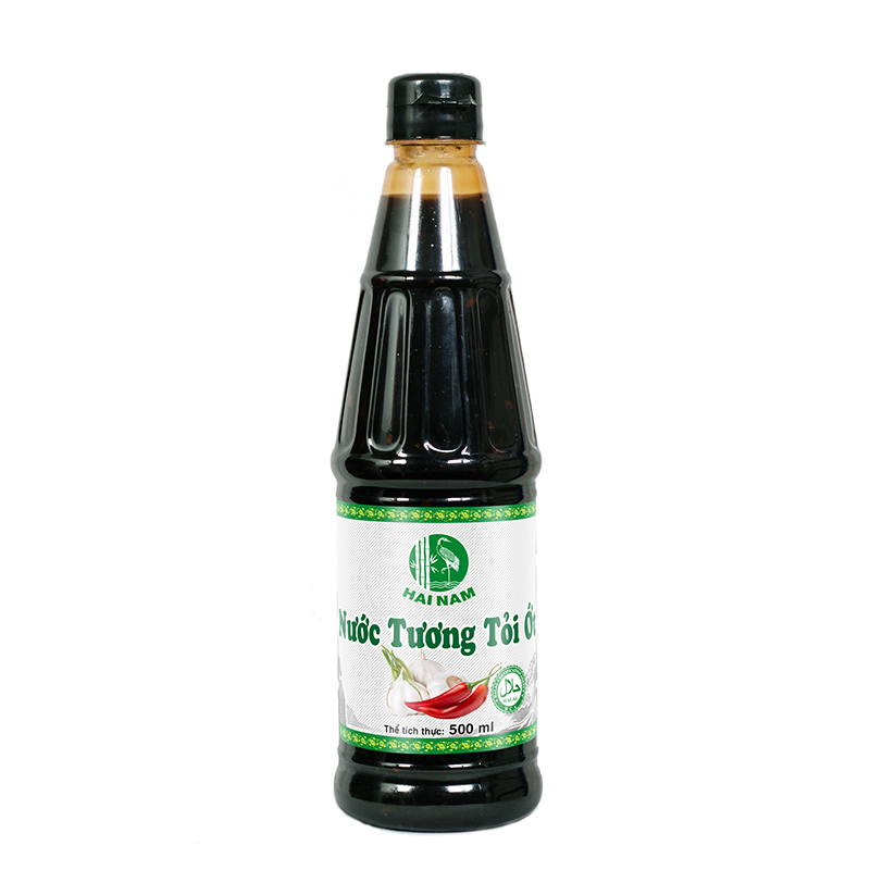 Nước Tương Xì Dầu Tỏi Ớt Hải Nam - Chai 550 ml