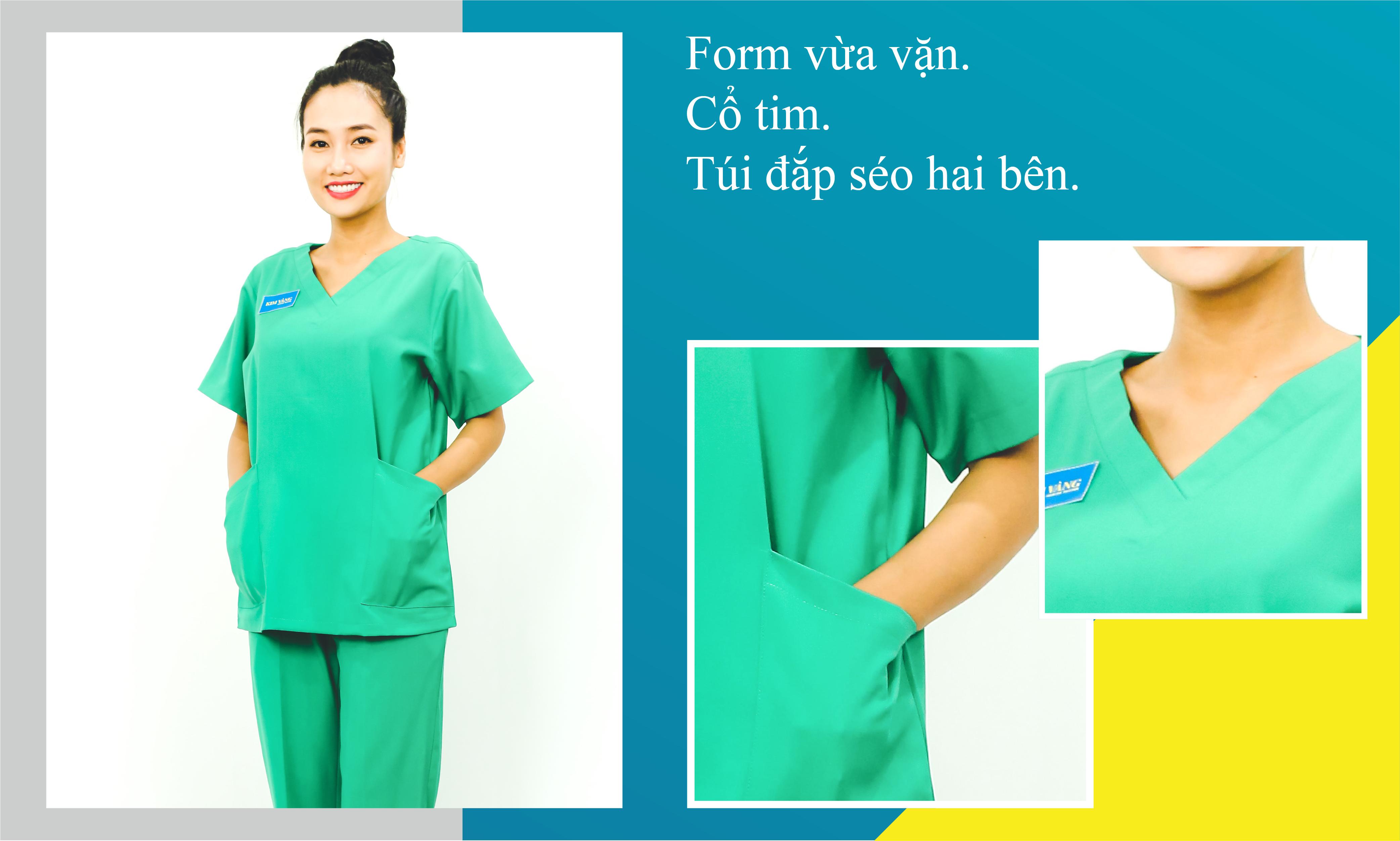 Mẫu Quần Áo Điều Dưỡng Nữ Mẫu BQADDCS01