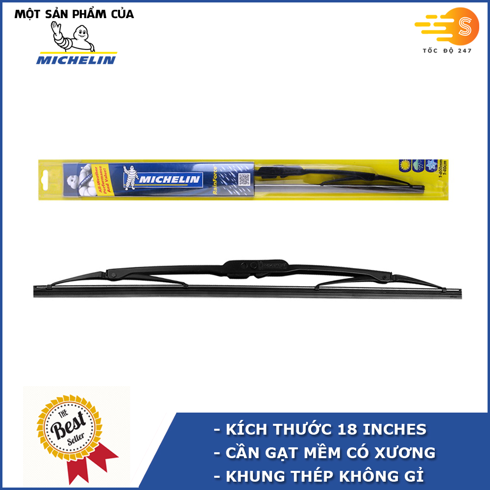 Cần gạt mưa có xương cao cấp Michelin 1113xx - nhiều kích thước