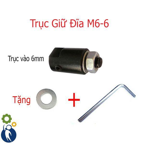 Trục Giữ Đĩa Cắt M6-6