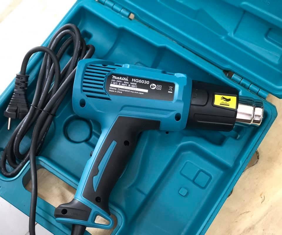 MÁY THỔI HƠI NÓNG 1800W ( 50 ° - 600 °) MAKITA HG6030K - HÀNG CHÍNH HÃNG