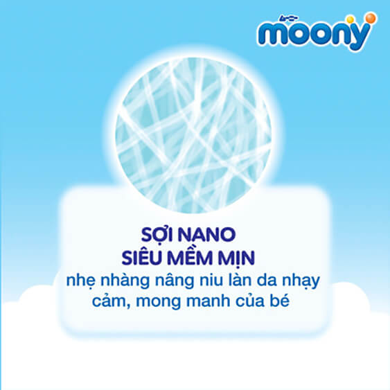 Tã dán Moony size L 54 + 4 (58 miếng)