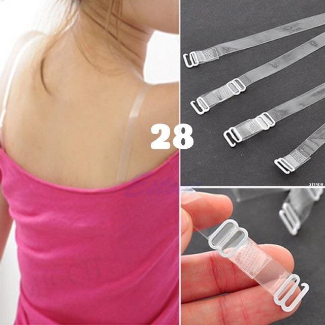 Dây Áo Ngực Trong Suốt Bằng Silicon